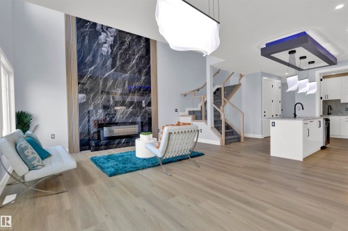 2020 155 Avenue, Edmonton, AB - Indoor With Fireplace