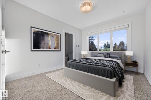 **VIRTUALLY STAGED** - 14643 92A Avenue, Edmonton, AB - Indoor Photo Showing Bedroom