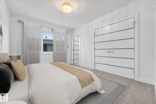 **VIRTUALLY STAGED** - 14643 92A Avenue, Edmonton, AB - Indoor Photo Showing Bedroom