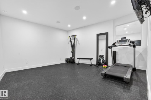 14643 92A Avenue, Edmonton, AB - Indoor Photo Showing Gym Room