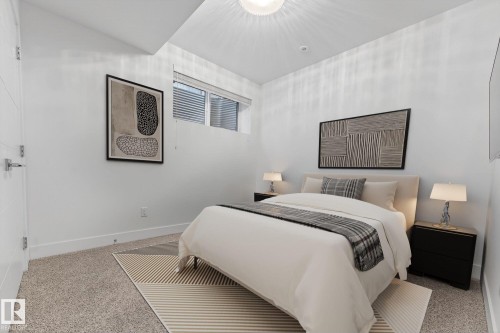 **VIRTUALLY STAGED** - 14643 92A Avenue, Edmonton, AB - Indoor Photo Showing Bedroom