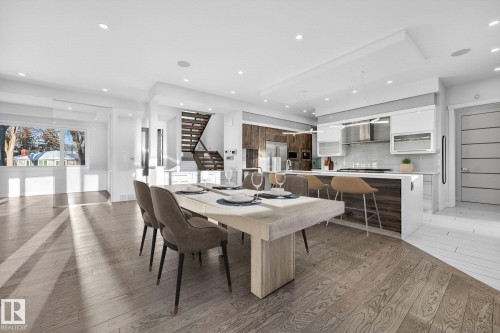 14643 92A Avenue, Edmonton, AB - Indoor Photo Showing Dining Room