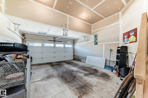 View of garage - 3059 Checknita Way, Edmonton, AB - Indoor Photo Showing Garage