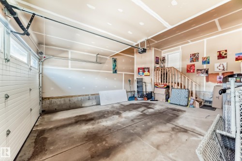 View of garage - 3059 Checknita Way, Edmonton, AB - Indoor Photo Showing Garage