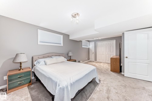 Bedroom #2 in Basement. - 170 Blackburn Drive W, Edmonton, AB - Indoor Photo Showing Bedroom