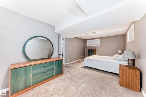 Bedroom #2 in Basement. - 170 Blackburn Drive W, Edmonton, AB - Indoor Photo Showing Bedroom