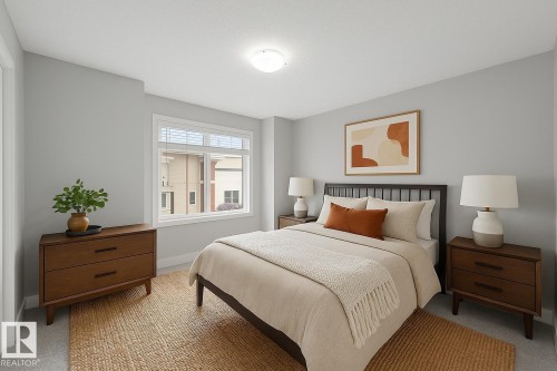 Virtually staged - 30 804 Welsh Drive, Edmonton, AB - Indoor Photo Showing Bedroom