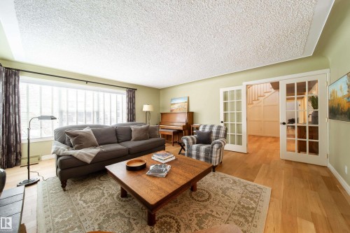 8332 120 Street, Edmonton, AB - Indoor Photo Showing Living Room