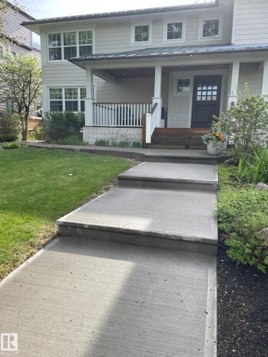 Newer concrete sideways - 8332 120 Street, Edmonton, AB - Outdoor With Facade