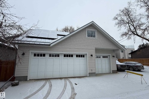 exceptionally built garage with loft and 5 inch concrete floors - 8332 120 Street, Edmonton, AB - Outdoor
