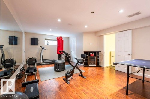 16820 57 Street, Edmonton, AB - Indoor Photo Showing Gym Room