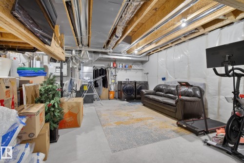 203 Charlesworth Drive, Edmonton, AB - Indoor Photo Showing Basement