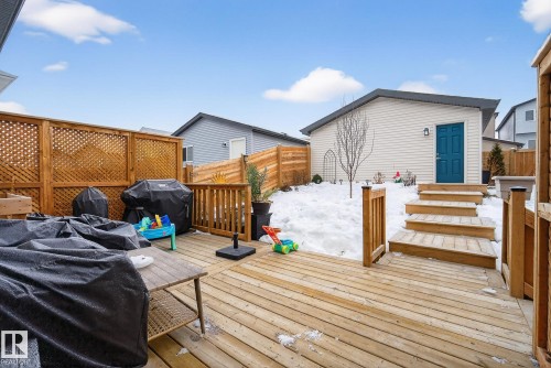 203 Charlesworth Drive, Edmonton, AB - Outdoor With Deck Patio Veranda With Exterior