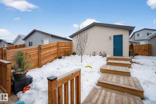 203 Charlesworth Drive, Edmonton, AB - Outdoor With Deck Patio Veranda With Exterior