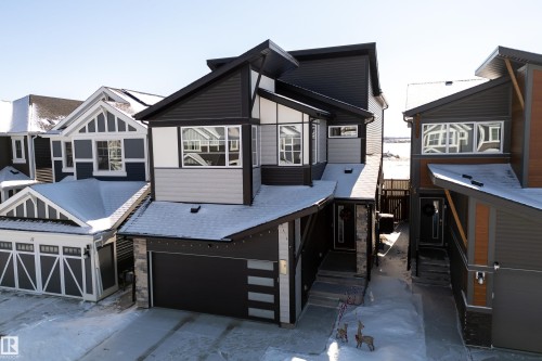 View of front of home featuring an attached garage - 19 Sturtz Place, Leduc, AB - Outdoor