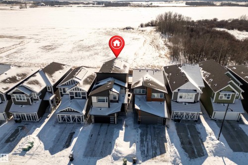Aerial view of residential area - 19 Sturtz Place, Leduc, AB - Outdoor