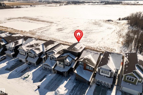 Aerial perspective of suburban area - 19 Sturtz Place, Leduc, AB - Outdoor With View