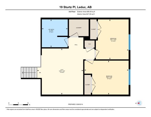 View of room layout - 19 Sturtz Place, Leduc, AB - Other