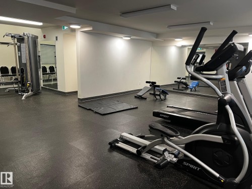 View of exercise room - 12 11265 31 Avenue, Edmonton, AB - Indoor Photo Showing Gym Room