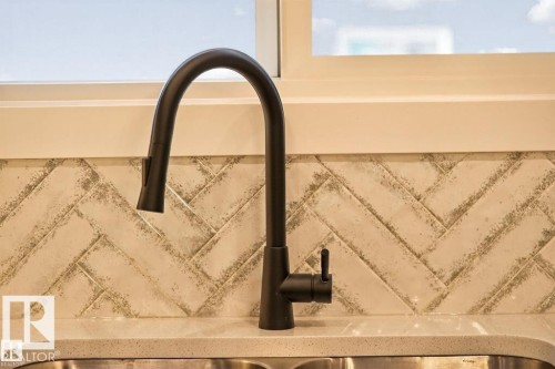 Kitchen view of a sink - 45 Rosa Crescent, St. Albert, AB - Indoor