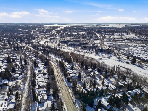 View of snowy aerial view - 83 Bellevue Crescent, St. Albert, AB - Outdoor With View