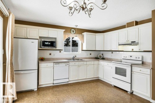 8146 27 Avenue, Edmonton, AB - Indoor Photo Showing Kitchen With Double Sink
