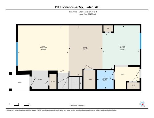 View of property floor plan - 112 Stonehouse Way, Leduc, AB - Other