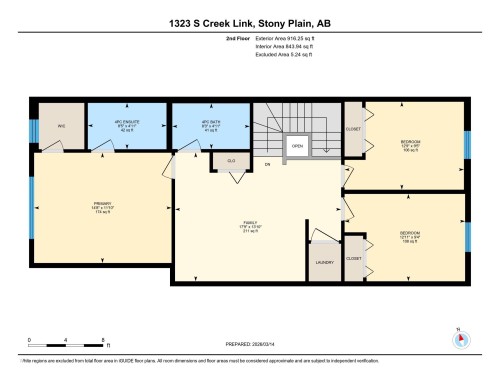 Floor plan - 1323 South Creek Link, Stony Plain, AB - Other