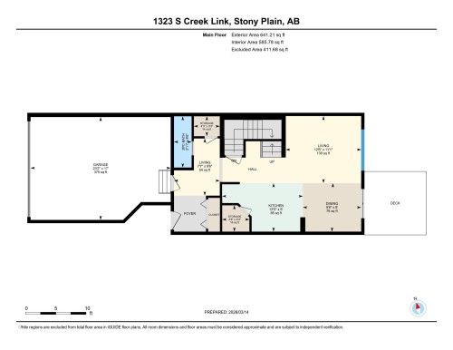 Floor plan - 1323 South Creek Link, Stony Plain, AB - Other