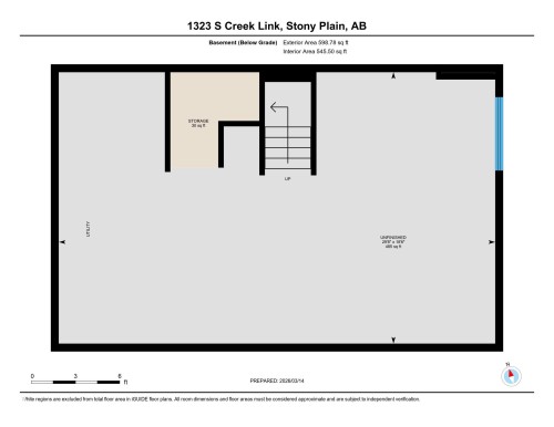 Floor plan - 1323 South Creek Link, Stony Plain, AB - Other