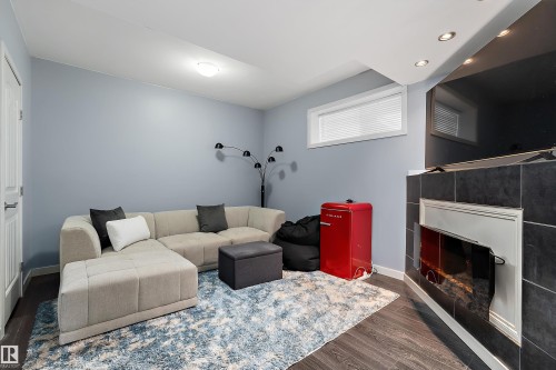 34 Spruce Boulevard, Leduc, AB - Indoor With Fireplace
