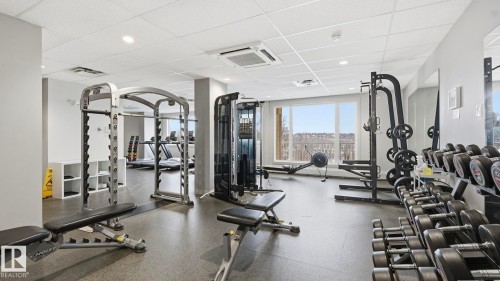 406 12121 Jasper Avenue, Edmonton, AB - Indoor Photo Showing Gym Room