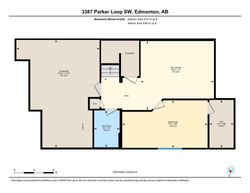 View of room layout - 3387 Parker Loop, Edmonton, AB - Other