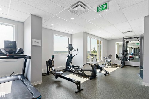 1401 12141 Jasper Avenue, Edmonton, AB - Indoor Photo Showing Gym Room