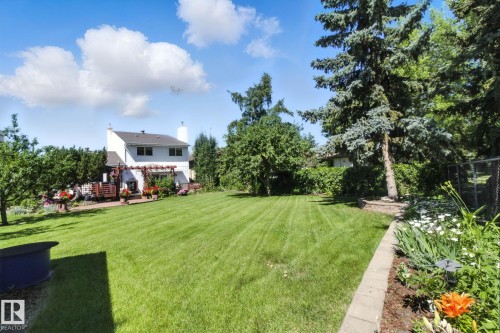 View of yard featuring a patio area and a pergola - 39 Grand Meadow Crescent, Edmonton, AB - Outdoor
