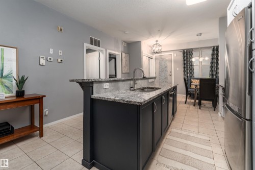 108 8619 111 Street, Edmonton, AB - Indoor Photo Showing Kitchen With Upgraded Kitchen