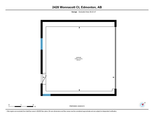 View of floor plan / room layout - 2428 Wonnacott Crest, Edmonton, AB - Other