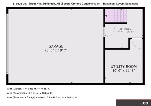 View of home floor plan - 8 9535 217 Street, Edmonton, AB - Other
