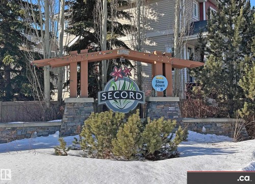 View of community / neighborhood sign - 8 9535 217 Street, Edmonton, AB - Outdoor