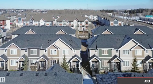 Aerial view - 8 9535 217 Street, Edmonton, AB -  With Facade