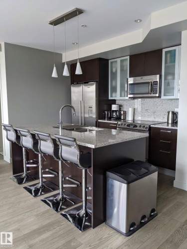 501 10388 105 Street, Edmonton, AB - Indoor Photo Showing Kitchen
