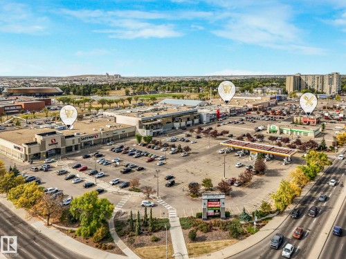 Drone / aerial view of a commercial area - 10965 129 Street, Edmonton, AB - Outdoor With View