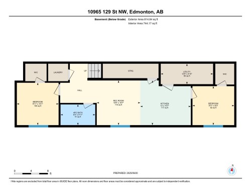 Basement floor plan - 10965 129 Street, Edmonton, AB - Other