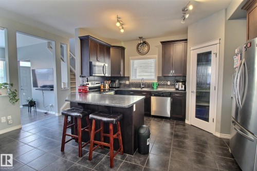 6912 22 Avenue, Edmonton, AB - Indoor Photo Showing Kitchen With Double Sink