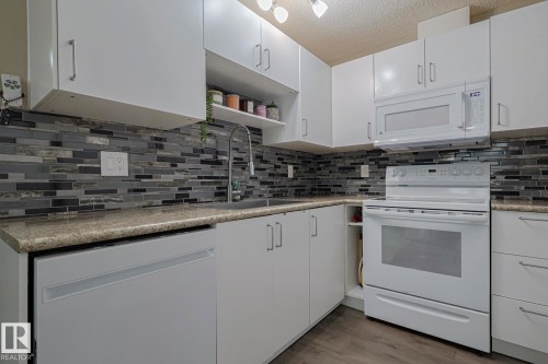 327 Kirkpatrick Crescent, Edmonton, AB - Indoor Photo Showing Kitchen With Double Sink