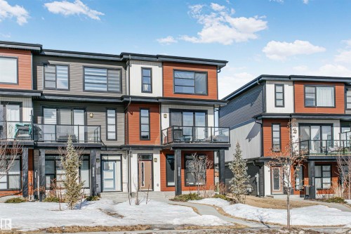 8280 Chappelle Way, Edmonton, AB - Outdoor With Balcony With Facade