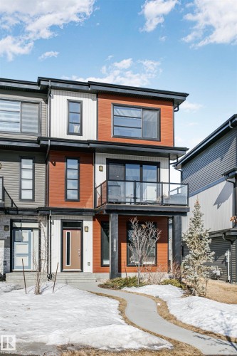 8280 Chappelle Way, Edmonton, AB - Outdoor With Balcony With Facade
