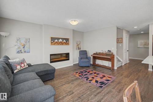 41 Robin Way, St. Albert, AB - Indoor Photo Showing Living Room With Fireplace