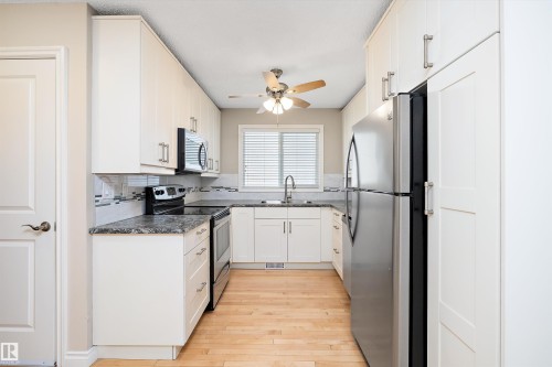 10423 150 Street, Edmonton, AB - Indoor Photo Showing Kitchen With Double Sink