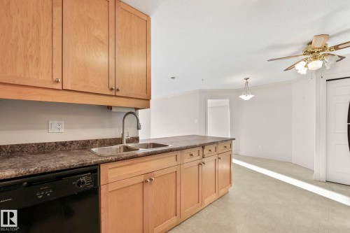 213 13005 140 Avenue, Edmonton, AB - Indoor Photo Showing Kitchen With Double Sink